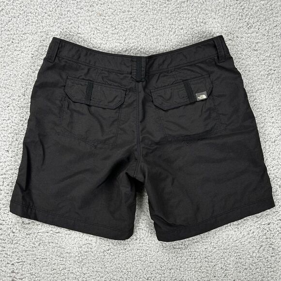The North Face Women’s 100% Nylon Hiking Shorts size 6 Black - Picture 2 of 16
